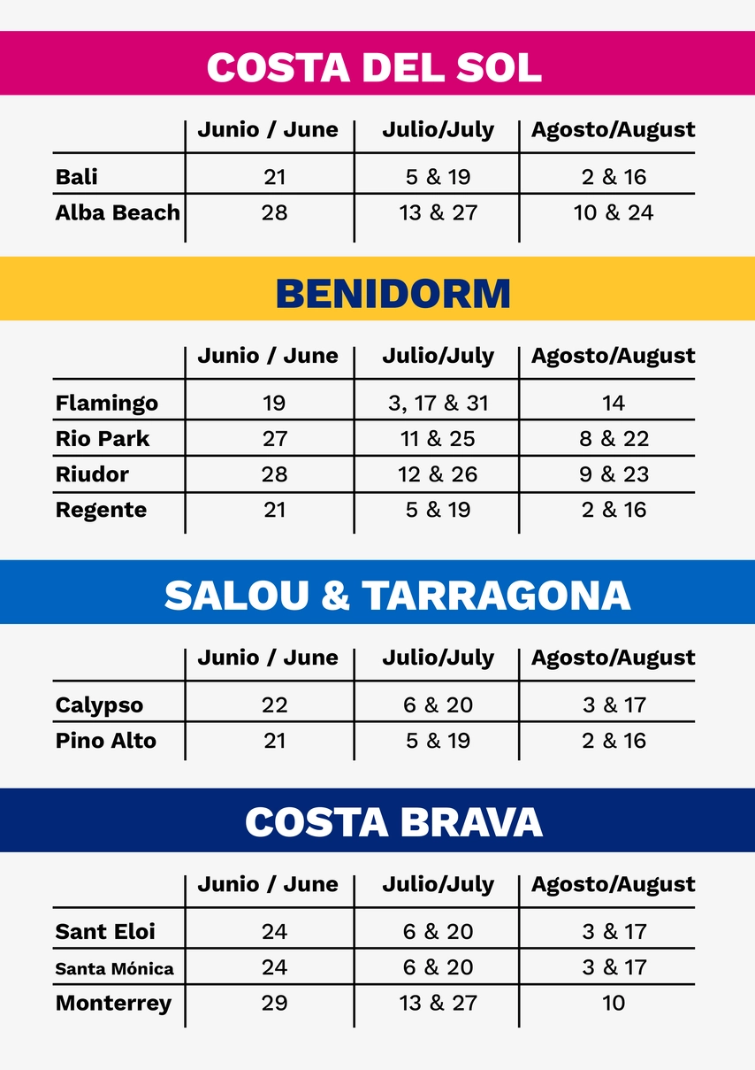 Calendario MedSummer Fest 2024